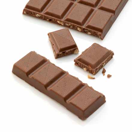 Cioccolato al latte con mandorle caramellate dmBio