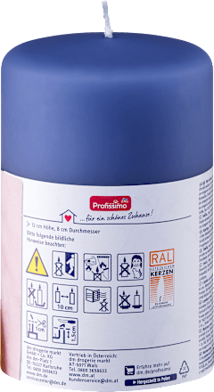 svíčka matná 120/80 modrá Profissimo
