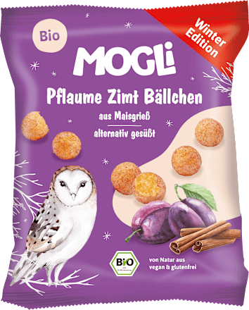 Kindersnack Pflaume Zimt Bällchen MOGLi