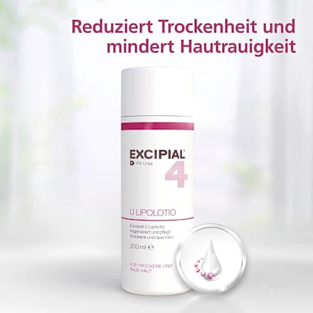 U Lipolotio Körperlotion 4% Urea für trockende und raue Haut EXCIPIAL