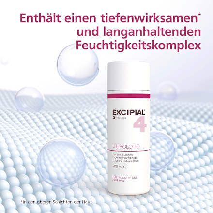 U Lipolotio Körperlotion 4% Urea für trockende und raue Haut EXCIPIAL