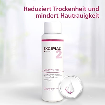 U Hydrolotio Körperlotion 2% Urea für normale bis trockene Haut EXCIPIAL