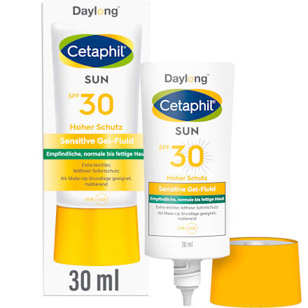 Cetaphil Daylong SPF 30 Sensitiv Gel-Fluid Sonnenschutz Gesicht Cetaphil Daylong
