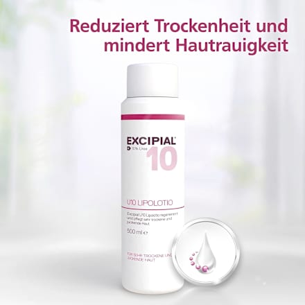 U10 Lipolotio Körperlotion 10% Urea sehr trockene und juckende Haut EXCIPIAL