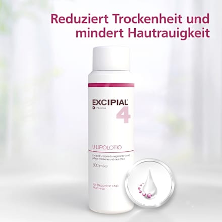 U Lipolotio Körperlotion 4% Urea trockene und raue Haut EXCIPIAL