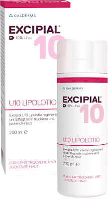 U10 Lipolotio Körperlotion 10% Urea für sehr trockene und juckende Haut  EXCIPIAL