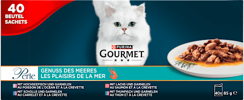 Nassfutter Katze Genuss des Meeres  Purina Gourmet