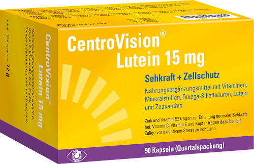 CentroVision Lutein 15 mg Kapseln 90 St CentroVision