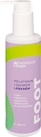 Melatonin + OptiMSM lábkrém Magnesium Foot