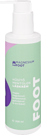 Hűsítő mentolos lábkrém Magnesium Foot