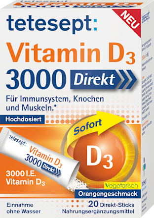 Vitamin D3 3000 Sticks tetesept