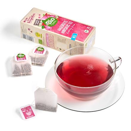 Bio csipkebogyó-hibiszkusz tea, 20 filter dmBio