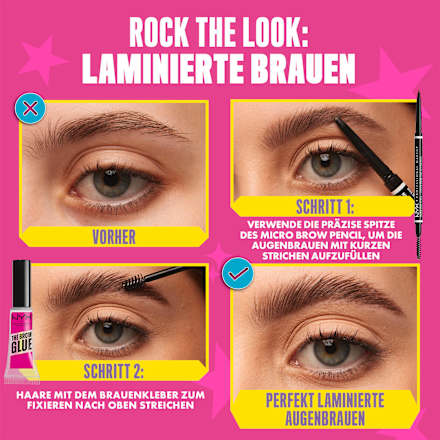 Augenbrauenstift Micro Brow 05 Ash Brown NYX PROFESSIONAL MAKEUP