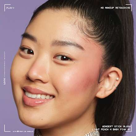 Cream Blush Wonderstick Light Peach & Baby Pink NYX PROFESSIONAL MAKEUP