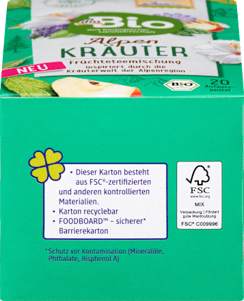 Kräutertee Alpen dmBio