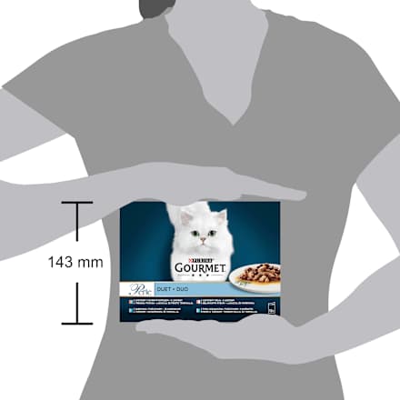 Perle kapsičky pro kočky losos a treska, mořské ryby a tuňák, losos a ryby, sardinky a tuňák ve šťávě 12x85g PURINA GOURMET