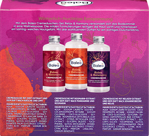 Set di creme doccia Relax & Care Balea