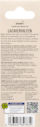 Separatore dita per smalto assort. ebelin