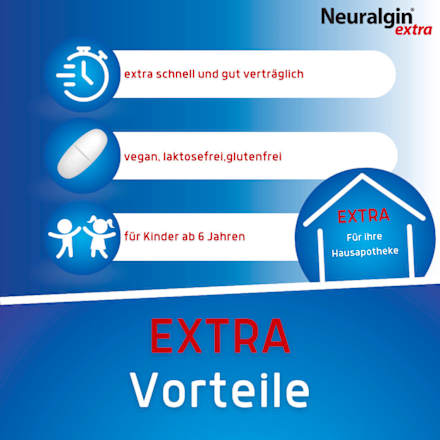 Neuralgin extra Ibu-Lysinat 400 mg Filmtabletten Neuralgin
