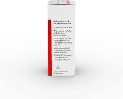 Mykosert Spray, Lösung mit 2 % Sertaconazolnitrat Mykosert