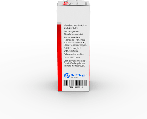 Mykosert Spray, Lösung mit 2 % Sertaconazolnitrat Mykosert