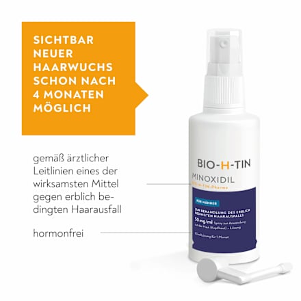 Minoxidil BIO-H-TIN-Pharma 50 mg/ml Spray, Lösung BIO-H-TIN