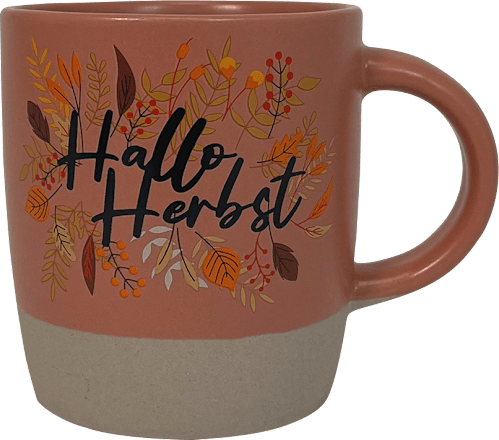 Kaffeebecher "Hallo Herbst", altrosa Dekorieren & Einrichten