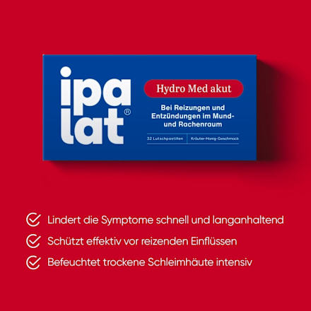ipalat Hydro Med akut Lutschpastillen ipalat