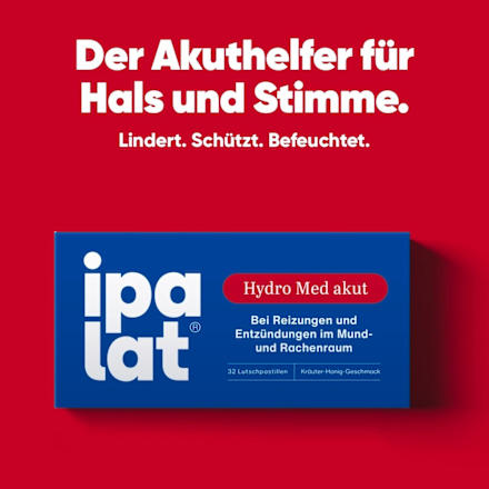 ipalat Hydro Med akut Lutschpastillen ipalat