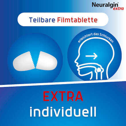 Neuralgin extra Ibu-Lysinat 400 mg Filmtabletten Neuralgin
