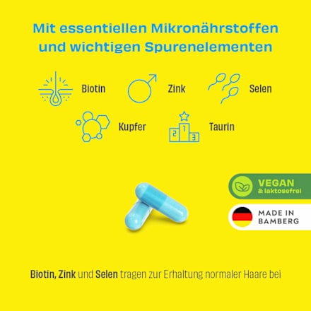 BIO-H-TIN Hair Essentials Men Forte Kapseln 90 St BIO-H-TIN