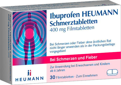 Ibuprofen HEUMANN Schmerztabletten 400 mg Filmtabletten HEUMANN