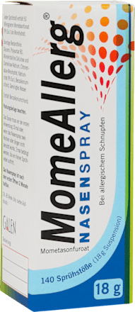 MomeAllerg 50 Mikrogramm/Sprühstoß Nasenspray, Suspension MomeAllerg