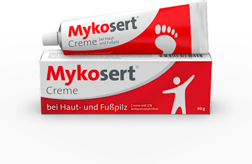 Mykosert Creme mit 2 % Sertaconazolnitrat Mykosert