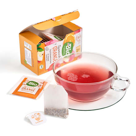 Aromatizovana mešavina biljnog čaja sa ukusom narandže, 2X20g dmBio