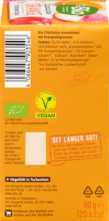 Плодов чай Испански портокал (20x2g) dmBio