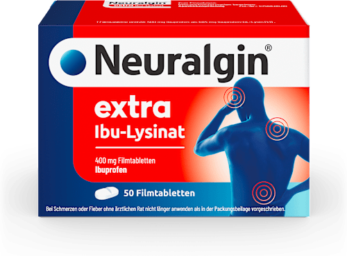 Neuralgin extra Ibu-Lysinat 400 mg Filmtabletten Neuralgin