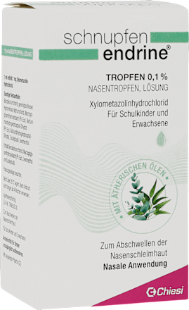 schnupfen endrine Tropfen 0,1 % Xylometazolinhydrochiorid Nasentropfen Lösung schnupfen endrine