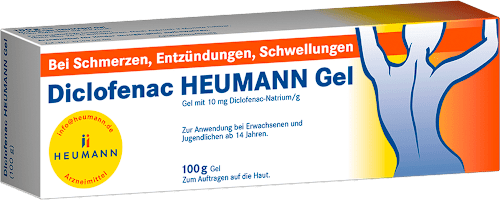 Diclofenac HEUMANN Gel mit 10 mg Diclofenac-Natrium/g HEUMANN