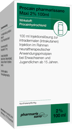 Procain pharmarissano 2% Maxi Injektionslösung pharmaris sano