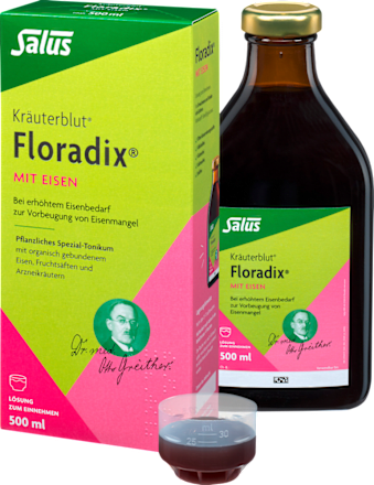 Salus Kräuterblut  Floradix mit Eisen Lösung zum Einnehmen Floradix