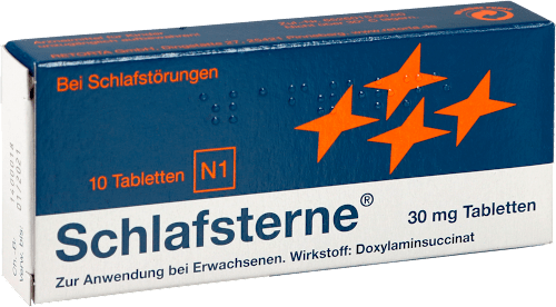Schlafsterne 30 mg Doxylaminsuccinat Tabletten Schlafsterne