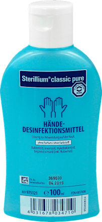 Sterillium classic pure Hände-Desinfektionsmittel Lösung Sterillium