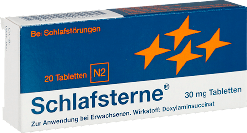 Schlafsterne 30 mg  Doxylaminsuccinat Tabletten Schlafsterne