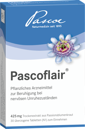 Pascoflair 425mg Passionsblumenkraut-Trockenextrakt, überzogene Tabletten Pascoflair