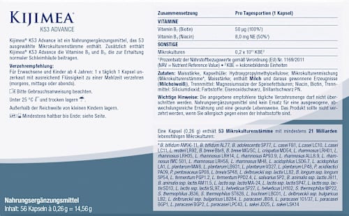 Kijimea K53 Advance Kapseln 56 St KIJIMEA