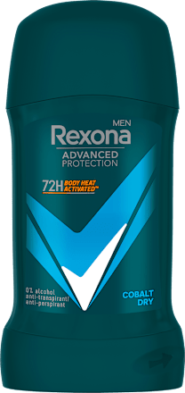 Pánsky tuhý antiperspirant Advanced Protection Cobalt Dry 72h Rexona men