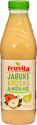 Voćni sok od jabuke i kruške Fruvita