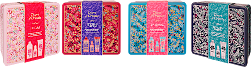 Eau de toilette, tusfürdő és habfürdő ajándékcsomag fémdobozban Tesori d'Oriente