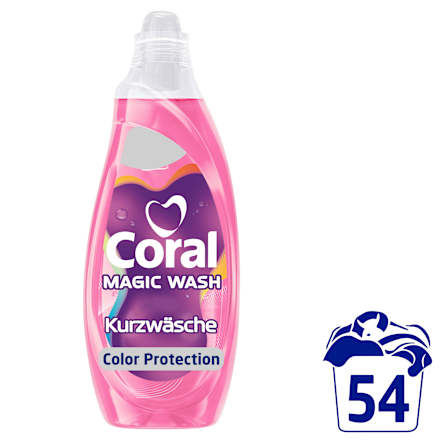 Colorwaschmittel flüssig Magic Wash Quick & Care Coral